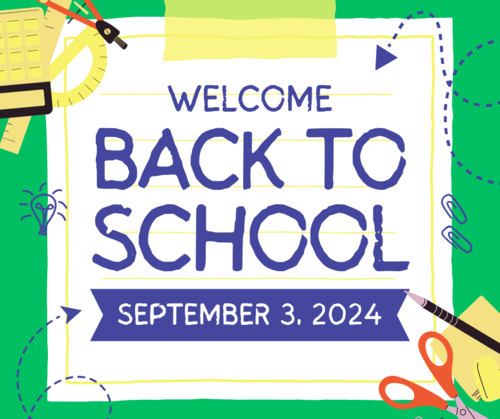 Back to school. September 3rd 2024