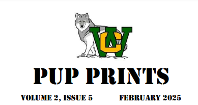 Pup Prints with Wonewoc-Center Logo